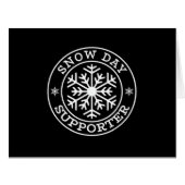 Funny Snow Day Supporter Teacher Student Winter Sn (正面横)