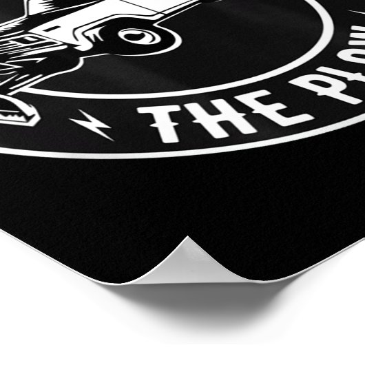 Funny Snow Plow - Don't Crowd The Plow  ポスター (角)