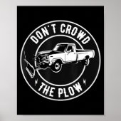 Funny Snow Plow - Don't Crowd The Plow  ポスター (正面)