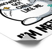 Funny Snowbody Got Chill Like Me Snowman Christmas ポスター (角)