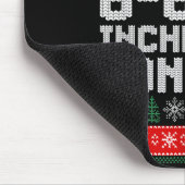 Funny Snowman Expecting 6-8 Inches Tonight Adult H マウスパッド (コーナー)