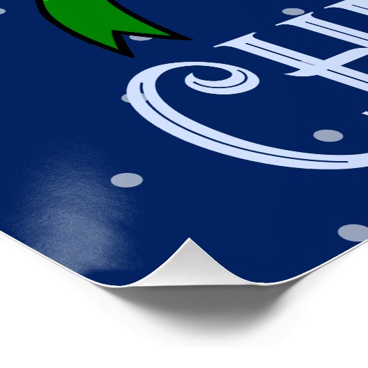 Funny Snowman Maximum Christmas Surprise Cartoon ポスター (コーナー)