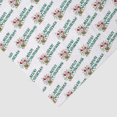 Funny Snowman Merry Christmas Surprise Cartoon 薄葉紙 (詳細)