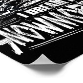 Funny Snowmobile Dream Snowmobile Driving  ポスター (角)