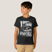 Funny Snowmobile Dream Snowmobile Driving  Tシャツ (正面フル)