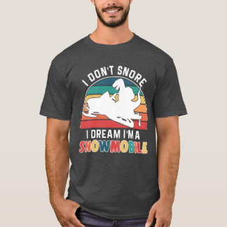 Funny Snowmobile Snowmobiling Winter Sports friend Tシャツ