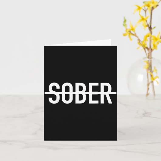 Funny Sober Drinking Shirt St Patricks Day Party G カード (黄色い花)