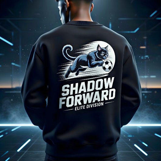 Funny Soccer Cat Tee — Cat Lover Gift スウェットシャツ