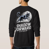 Funny Soccer Cat Tee — Cat Lover Gift スウェットシャツ (裏面)