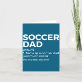 Funny Soccer Dad Definition For Mens Soccer Playe カード (正面)