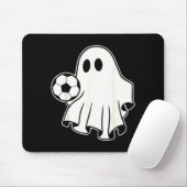 Funny Soccer Ghost Playing Soccer Lovers Halloween マウスパッド (マウス)