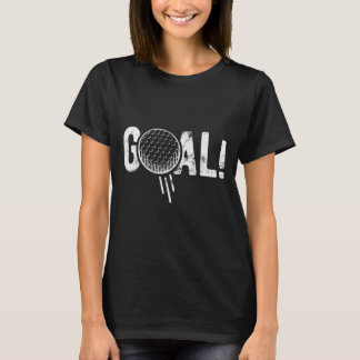 Funny Soccer Goal Golf Four Joke  Tシャツ