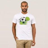 Funny Soccer Lime Drink Graphic Men’s T-Shirt Tシャツ (正面フル)