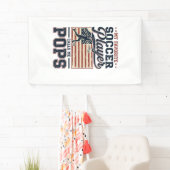 Funny Soccer Pops Vintage Engraving Shirt Design_1 横断幕 (インサイチュ)