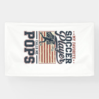 Funny Soccer Pops Vintage Engraving Shirt Design_1 横断幕