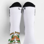 Funny Soda Bread Baking Team Irish Kitchen Rustic  ソックス (上部)