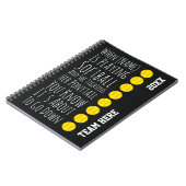 Funny Softball Gifts Player Team Girls Women Her ノートブック (左側)