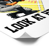 Funny Softball Quote Oh My God Becky Look At Her B ポスター (角)