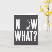 Funny Solar Eclipse August 2017 カード (黄色い花)