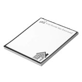 Funny "sold is my favorite" Realtor House ノートパッド (回転)