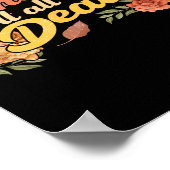 Funny Someday We'll All Be Dead Casual Graphic For ポスター (角)