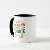 Funny Son in Law is Favorite Child  マグカップ (正面左)