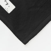 Funny Sorry I'm Late I Was Ong フリースブランケット (角)