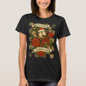 Funny Sorta Festive Mostly Feral Ssum Christmas Os Tシャツ (正面)