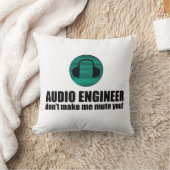 Funny Sound Engineer saying Audio Engineering クッション (ブランケット)