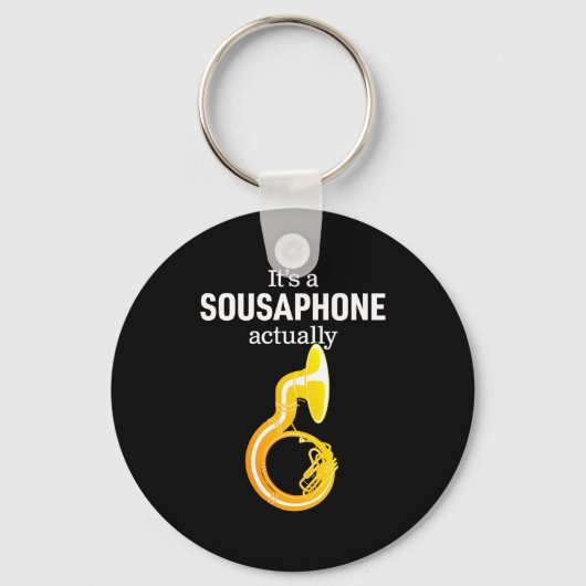 Funny Sousaphone Humor For Proud Sousaphonist Marc キーホルダー (正面)
