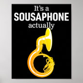 Funny Sousaphone Humor For Proud Sousaphonist Marc ポスター (正面)