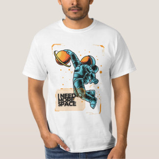 funny Space Slam Dunk Tシャツ