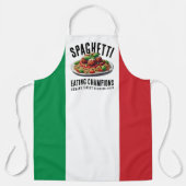Funny Spaghetti Eating Champion Family Reunion エプロン (正面)