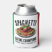 Funny Spaghetti Eating Champion Family Reunion 缶クーラー (缶正面)