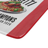 Funny Spaghetti Eating Champions Family Reunion カッティングボード (角)