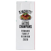 Funny Spaghetti Eating Champions Family Reunion ワインギフトバッグ (正面)