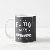 Funny Spanish Shirt - El Tio Mas Chevere - Uncle S コーヒーマグカップ (左)
