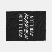 Funny Speak To The Manager Shhh Karen Not That Kar フリースブランケット (正面(横))