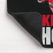 Funny Spicy Chili Karate Design Chile Pepper Humor マウスパッド (コーナー)
