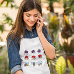Funny Spider Ladybug Bee スタンダードエプロン<br><div class="desc">Introducing our delightful graphic featuring funny spiders, ladybugs, and bees in rows of three! Whether you're an insect enthusiast or just love whimsical designs, this graphic is sure to bring a smile to your face. Available on a variety of Zazzle products, you can choose from t-shirts, mugs, tote bags, phone...</div>