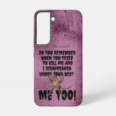 Funny Spider Revenge Halloween Samsung Galaxyケース (裏面)