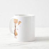 Funny Spider Web Chicken F-caw-f コーヒーマグカップ (正面左)