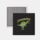 Funny Spinosaurus Pi Day Shirt Math Dinosaur Gift  マグネット (正面/裏面)