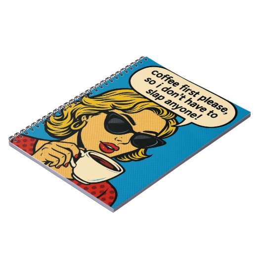 Funny Spiral Photo Notebook ノートブック (左側)