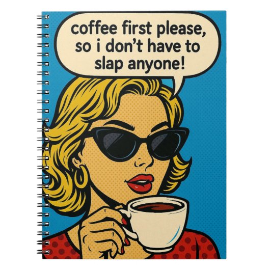 Funny Spiral Photo Notebook ノートブック (正面)