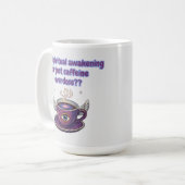 Funny spiritual awakening coffee mug コーヒーマグカップ (正面左)