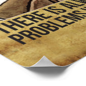 Funny Spiritual Quote - Mosquito on Testicles ポスター (角)