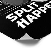 Funny Split Happens Bowling Team Bowling Squad Spl ポスター (角)