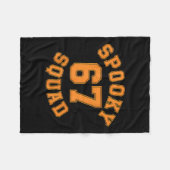 Funny Spooky Squad 67 Kids Adult Halloween 67 Haun フリースブランケット (正面(横))