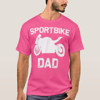Funny Sport Bike Art Dad Men Racing Biker Motorbik Tシャツ
